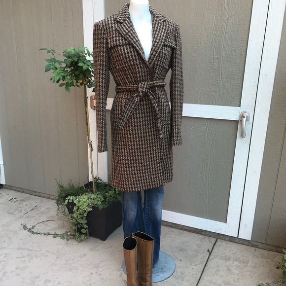Victoria's Secret Jackets & Blazers - 🧥Body by Victoria Brown Tweed Wool Trench 8